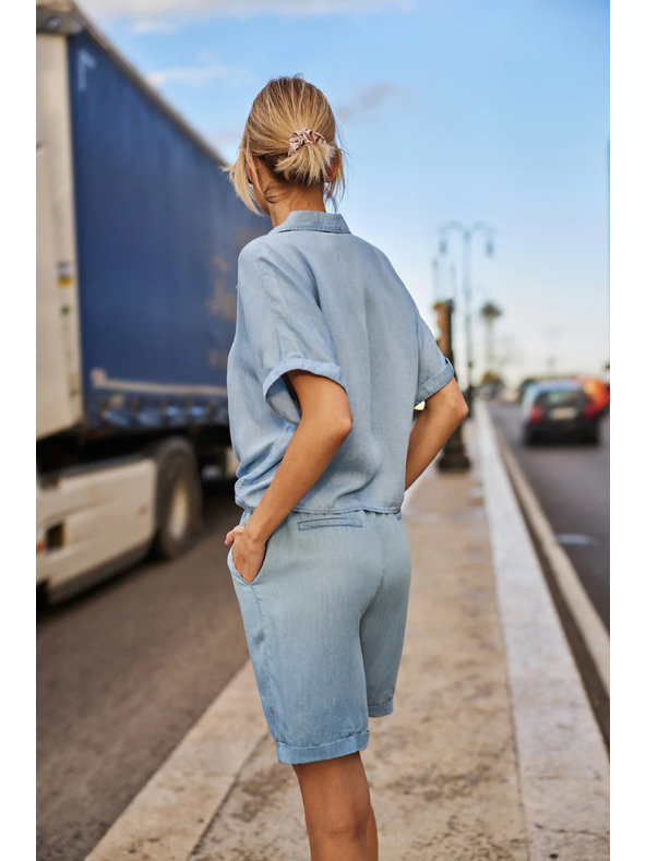 Moodo Plava ženska košulja Moodo