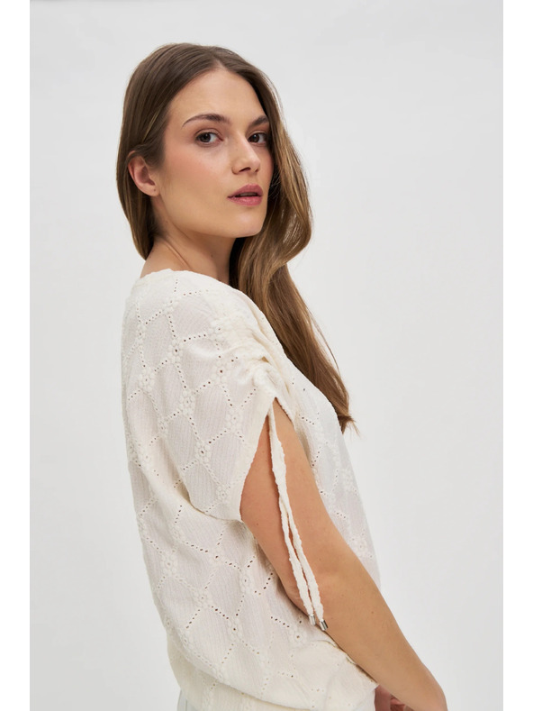 Moodo Bijela ženska majica Moodo