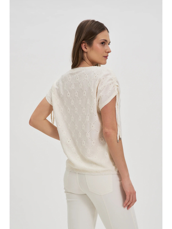 Moodo Bijela ženska majica Moodo