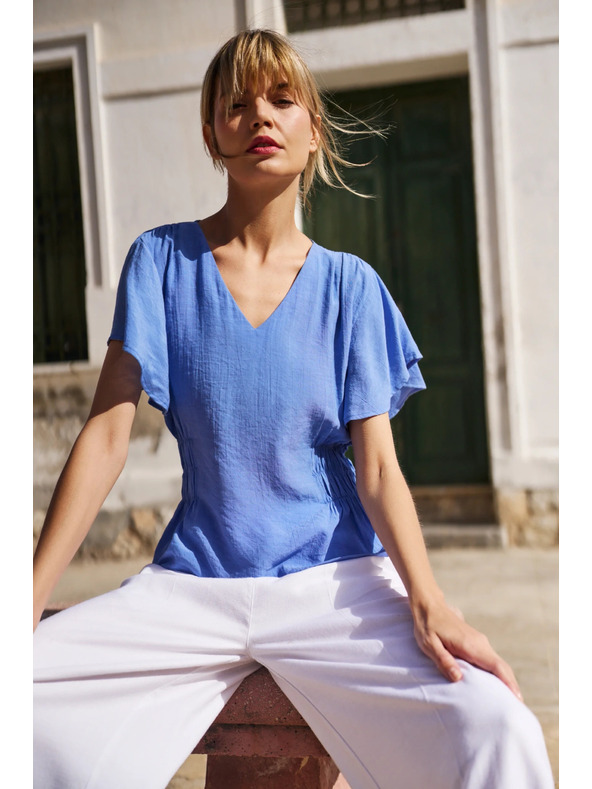 Moodo Plava ženska košulja Moodo