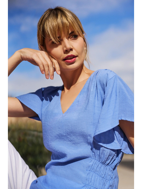 Moodo Plava ženska košulja Moodo