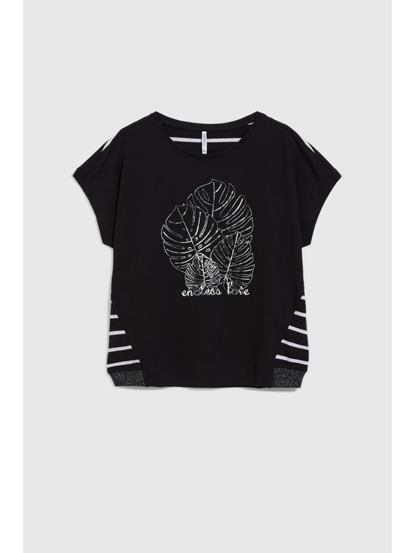 Moodo Crna ženska Moodo majica