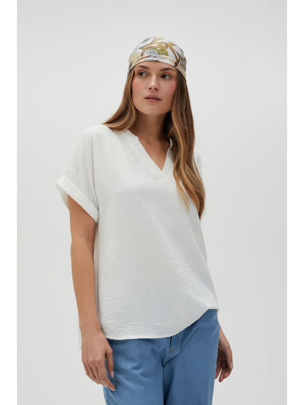 Moodo Moodo bijela ženska košulja