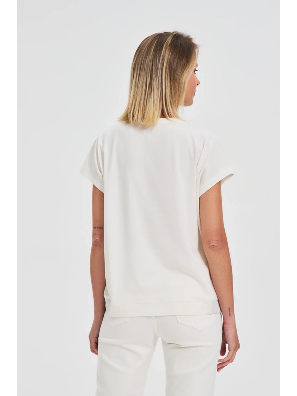 Moodo Bijela ženska majica Moodo