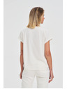 Moodo Bijela ženska majica Moodo