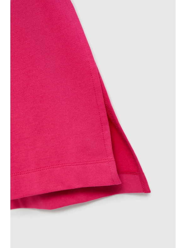 Moodo Fuksija ženski hoodie s prorezima Moodo