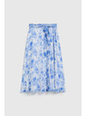 Moodo Plava ženska cvjetna suknja Moodo