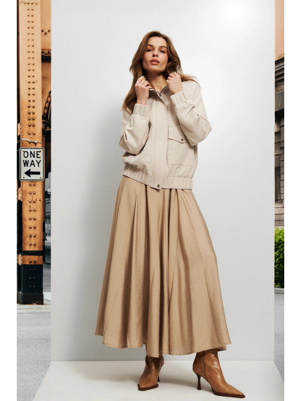 Moodo Moodo bež ženska suknja