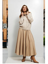 Moodo Moodo bež ženska suknja