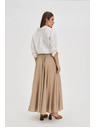 Moodo Moodo bež ženska suknja