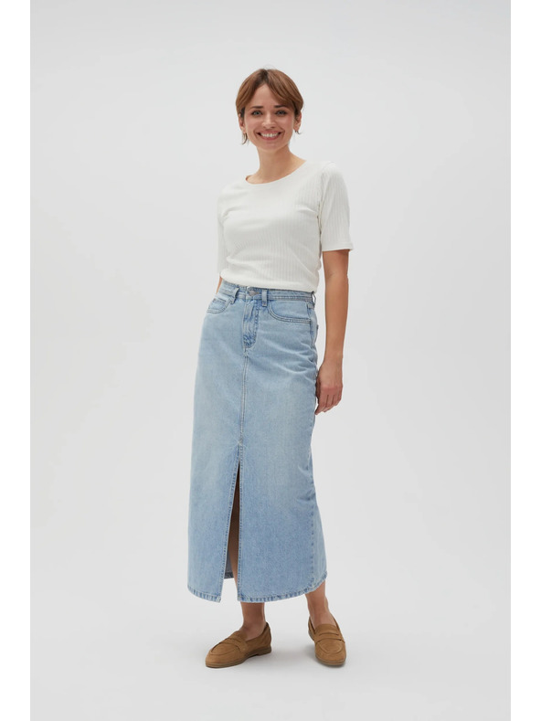 Moodo Dugačka traper suknja s prorezom Moodo