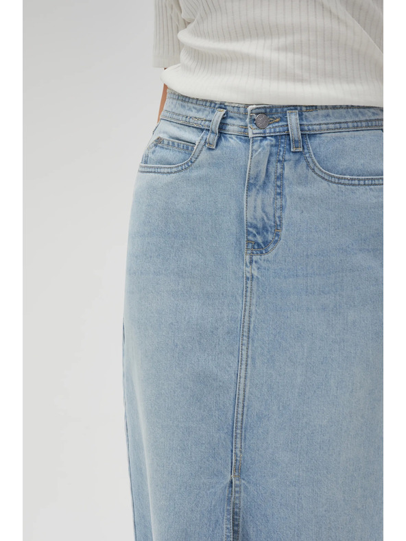 Moodo Dugačka traper suknja s prorezom Moodo