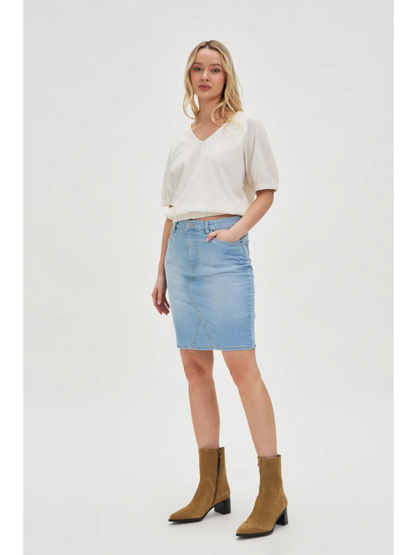 Moodo Plava ženska traper suknja Moodo