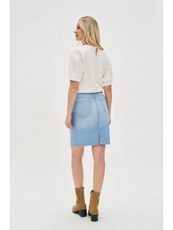 Moodo Plava ženska traper suknja Moodo