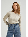 Moodo Ženski džemper bež boje