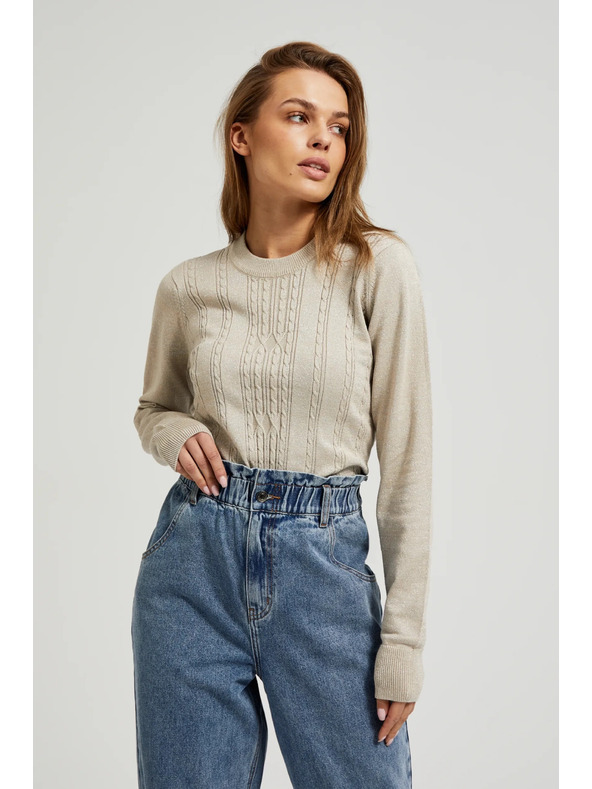 Moodo Ženski džemper bež boje