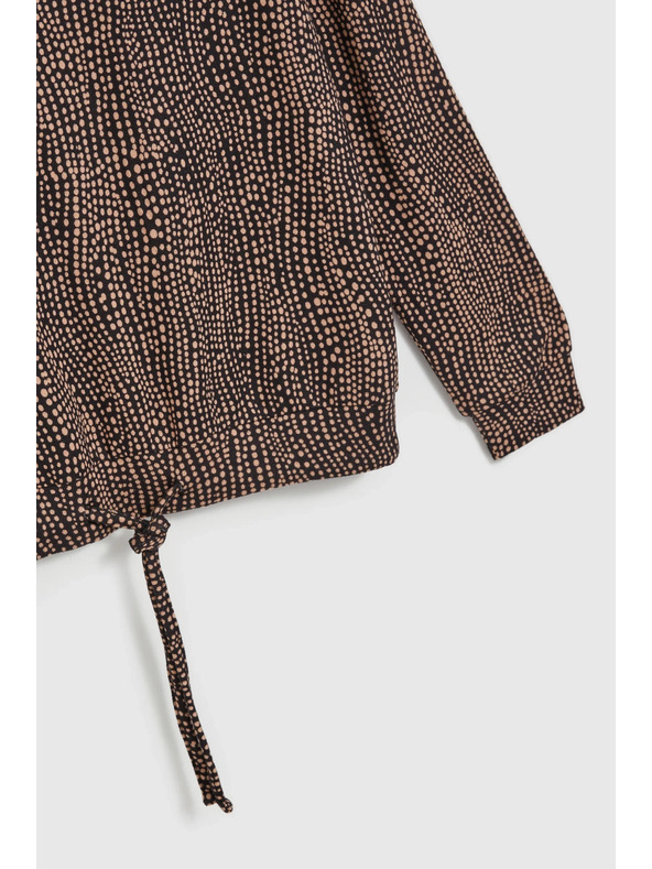 Moodo Smeđi melanž ženski džemper