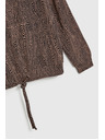 Moodo Smeđi melanž ženski džemper