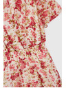 Moodo Bijelo-crvene cvjetne ženske haljine Moodo