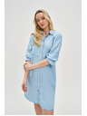 Moodo Moodo plava ženska haljina
