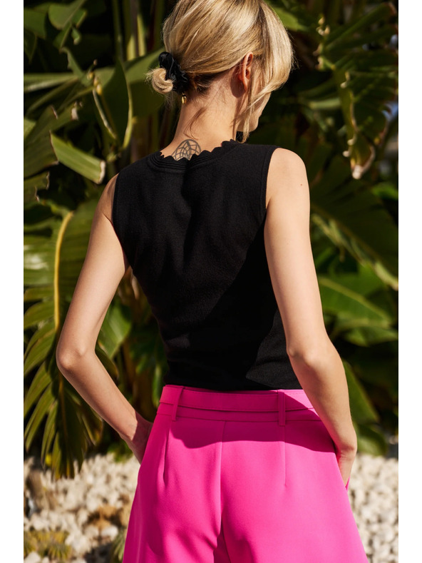 Moodo Crni ženski Moodo top