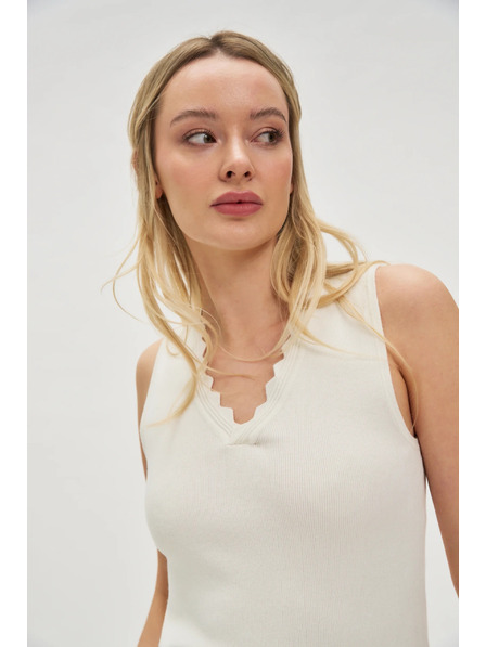 Moodo Bijeli ženski top Moodo