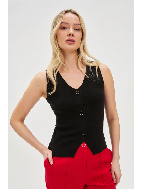 Moodo Crni ženski Moodo top