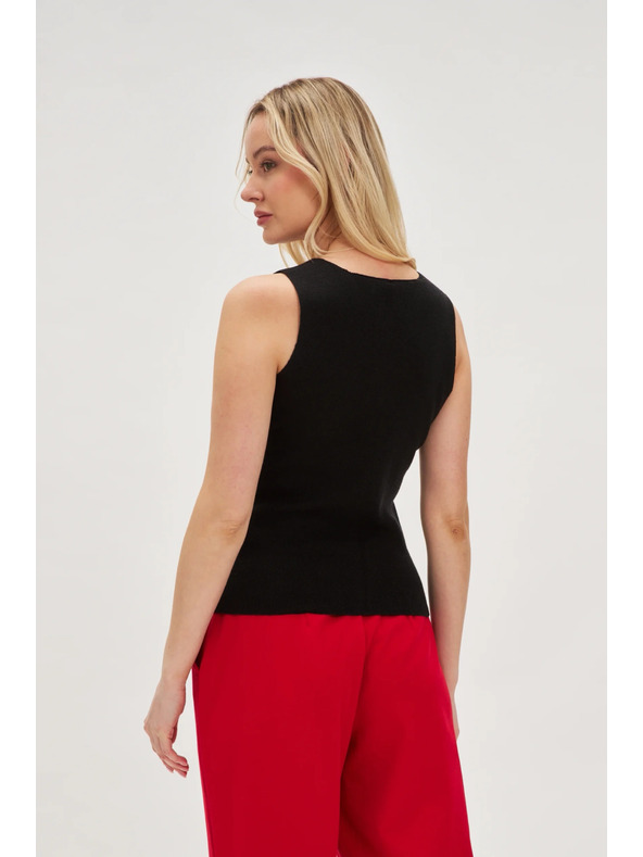 Moodo Crni ženski Moodo top