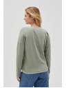 Moodo Maslinasta ženska majica dugih rukava Moodo