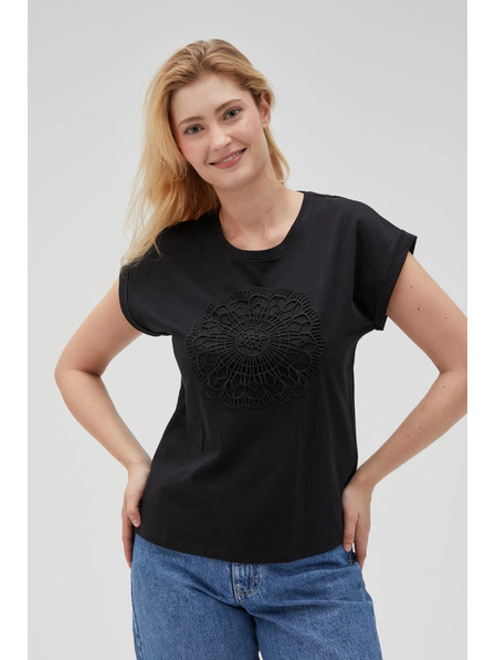 Moodo Crna ženska Moodo majica