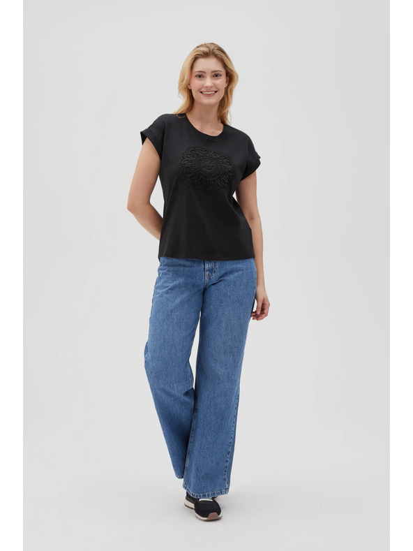 Moodo Crna ženska Moodo majica