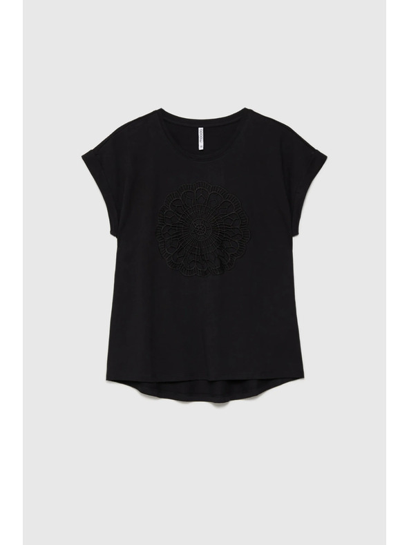 Moodo Crna ženska Moodo majica