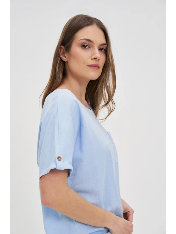 Moodo Svijetloplava Moodo ženska majica