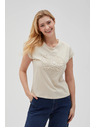 Moodo Svijetlo bež ženska majica Moodo