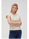 Moodo Svijetlo bež ženska majica Moodo