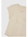 Moodo Svijetlo bež ženska majica Moodo