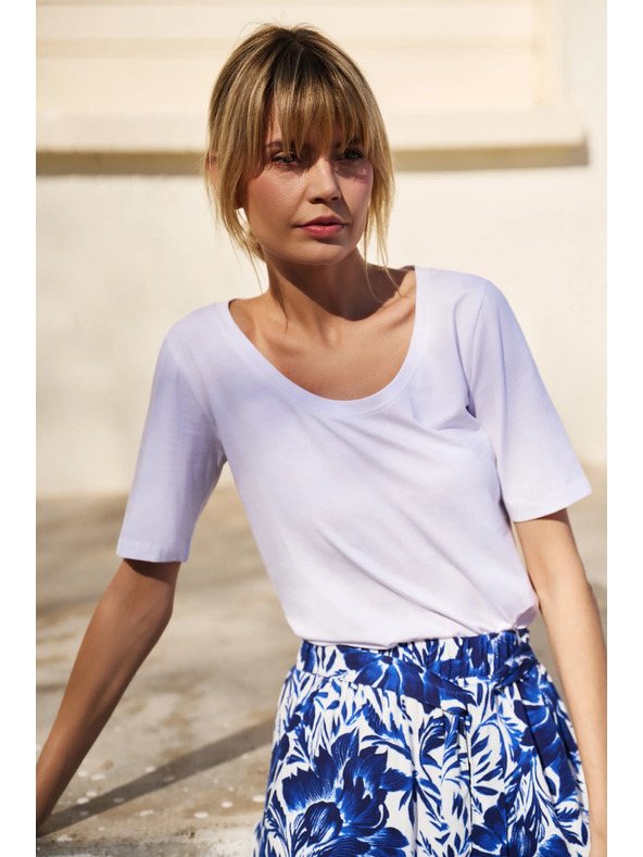 Moodo Bijela ženska Moodo majica