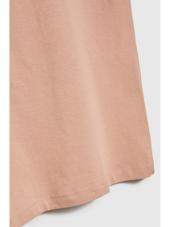 Moodo Svijetlo smeđa ženska majica Moodo