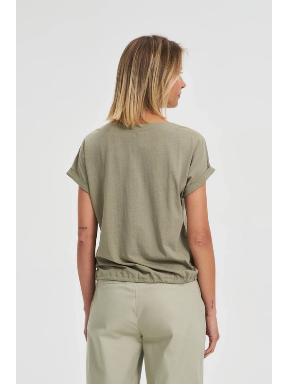 Moodo Maslinasta ženska majica Moodo