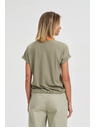 Moodo Maslinasta ženska majica Moodo