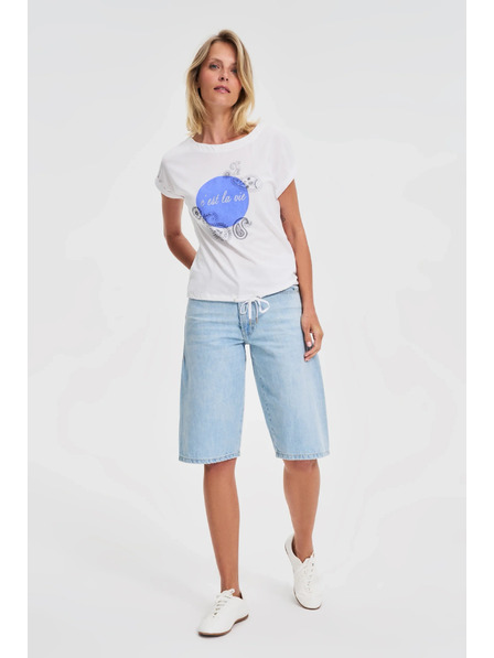 Moodo Bijela ženska Moodo majica