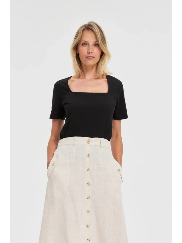 Moodo Crna ženska Moodo majica