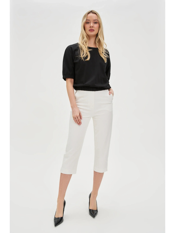 Moodo Crna ženska pamučna majica Moodo