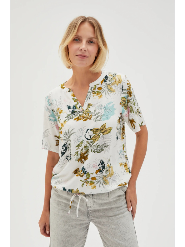 Moodo Svijetlo bijela ženska košulja