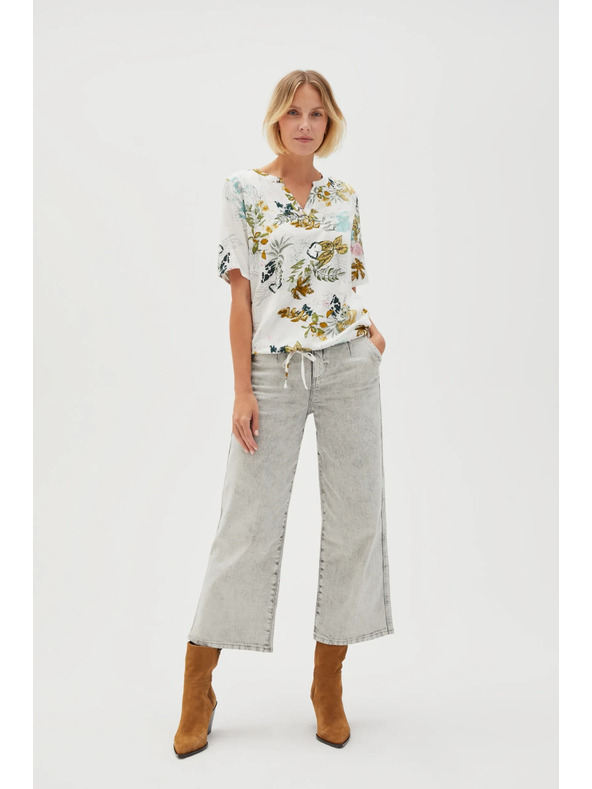 Moodo Svijetlo bijela ženska košulja