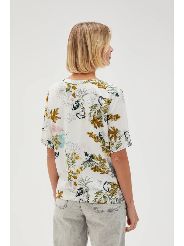 Moodo Svijetlo bijela ženska košulja