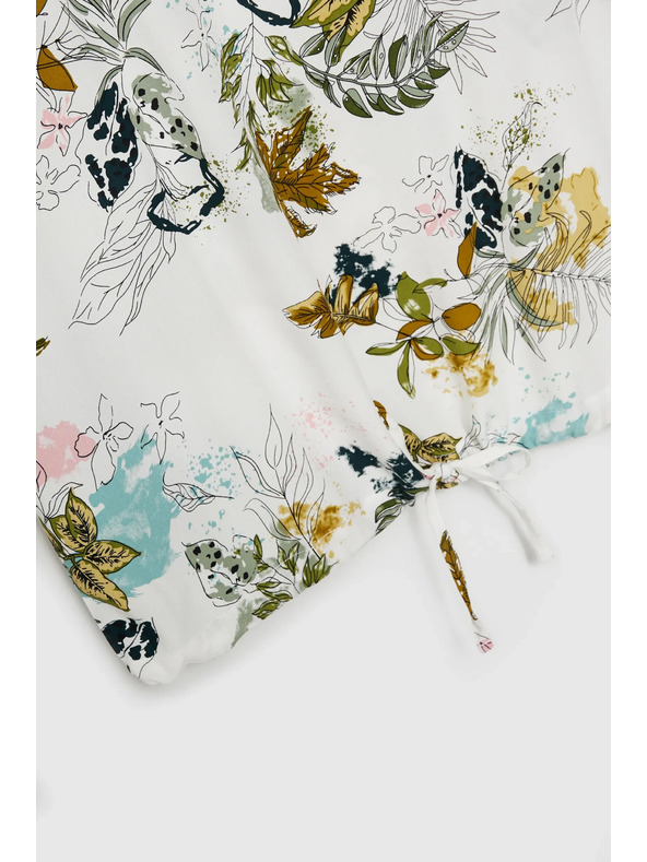 Moodo Svijetlo bijela ženska košulja