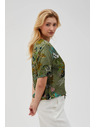 Moodo Maslinasta ženska košulja