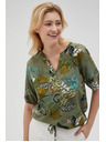 Moodo Maslinasta ženska košulja