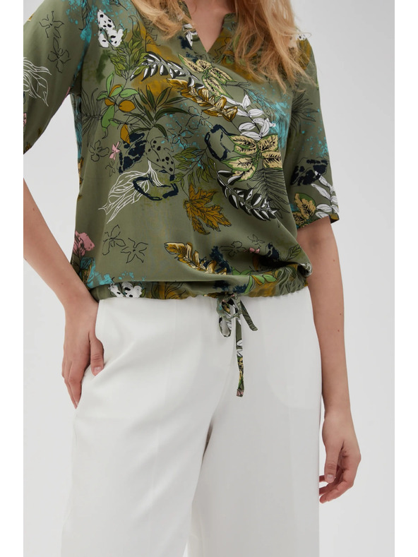 Moodo Maslinasta ženska košulja